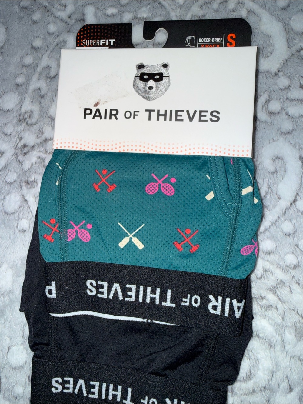 Pair of Thieves SuperFit Men’s Boxer Briefs 2 Pack Small 28-30 NWT